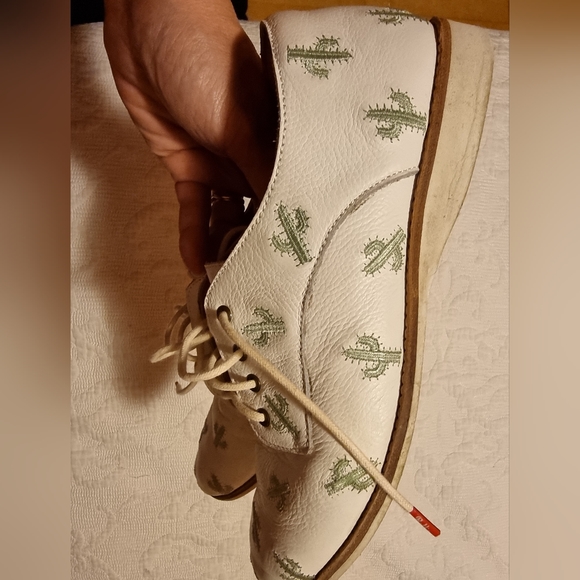 🌵Rollie Derby leather shoes embroidered cactus 🌵 39 - Picture 12 of 15